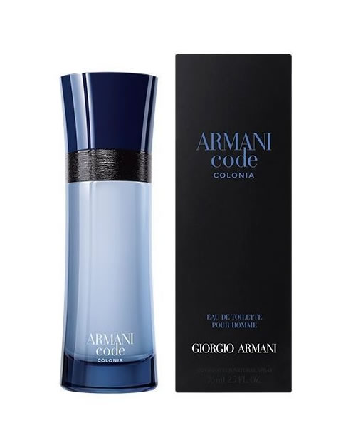 armani code blue bottle