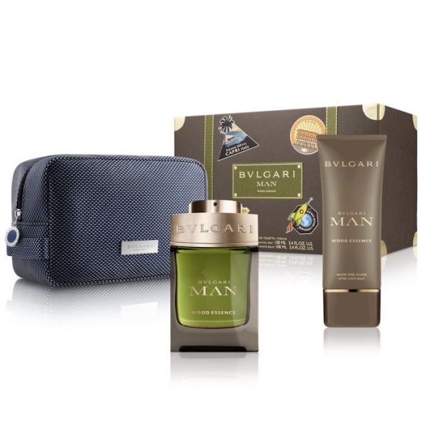 Bvlgari Man Wood Essence EDP 100ml 3-Piece Gift Set